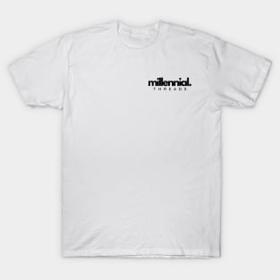 Millennial Threads Logo - White T-Shirt